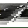 Mexen Montana свободностояща вана 170 x 80 см, черна, с бел overflow - 52011708070-20