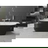 Mexen Oval свободностояща вана за стена 170 x 80 см, бяла/черна, бял отвод - 52671708075-20