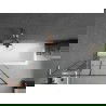 Mexen Next L параван за вана 1-крилен 90 х 150 см, черен модел, четкан мед - 895-090-000-03-77-65