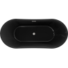 Mexen Montana самостоятелна вана 170 x 80 см, черна, преливник матов никел
