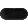 Mexen Montana самостоятелна вана 170 x 80 см, черна, златен прелив - 52011708070-50