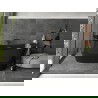 Mexen Montana свободностояща вана 170 x 80 см, черна, с отводнител розово злато - 52011708070-60