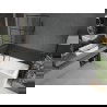Mexen Next L параван за вана 1-крилен 80 x 150 см, черен мотив, четка Gun grey - 895-080-000-03-77-66
