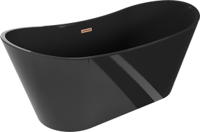 Mexen Montana свободностояща вана 170 x 80 cm, черна, преливник четкана мед - 52011708070-65