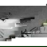 Mexen Next L параван за баня 1-крилен 90 x 150 см, черен шарка, черен - 895-090-000-03-77-70
