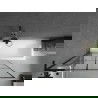 Mexen Next L параван за вана 1-крилов 100 x 150 см, черен модел, черен - 895-100-000-03-77-70