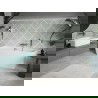 Mexen Volta вана свободно стояща 170 x 75 см, бяла, отвор за преливане gun metal - 51131707500-95