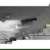 Mexen Next L параван за вана 1-крилен 100 x 150 см, черен модел, мат никел - 895-100-000-03-77-97