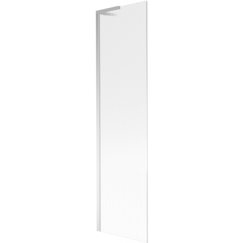 Mexen Next L преграда за вана с 1 крило 50 x 150 см, райета, хром - 895-050-000-03-09-01