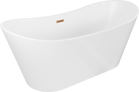 Mexen Montana свободностояща вана 180 x 90 см, бяла, месингова brushed - 52011809000-65