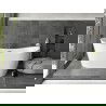 Mexen Montana свободностояща вана 180 x 90 см, бяла, преливник gun gray четка - 52011809000-66