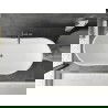 Mexen Montana свободностояща вана 180 x 90 см, бяла, отводнител gun metal - 52011809000-95