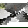 Mexen Montana свободностояща вана 180 x 90 см, бяла/черна, оттичане розово злато - 52011809075-60