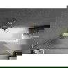 Mexen Next L параван за вана 1-крила 100 x 150 см, райета, златен матов - 895-100-000-03-09-55