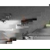 Mexen Next L сгъваем параван за вана 1-крилен 100 x 150 см, райета, розово злато - 895-100-000-03-09-60