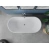 Mexen Luna вана с опора 170 x 80 см, бяла, хромиран отвор - 52031708000-01