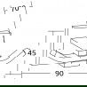 Mexen Vane двоен кука за кърпа, златен - 7020935-50