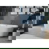 Mexen Luna самостоятелна вана 170 x 80 cm, бяла, преливник gun gray четкан - 52031708000-66