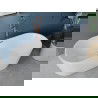 Mexen Luna свободно стояща вана 170 x 80 см, бяла, с кориран месинг - 52031708000-65
