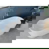Mexen Luna свободностояща вана 170 x 80 см, бяла, с отвеждане никел с четка - 52031708000-97