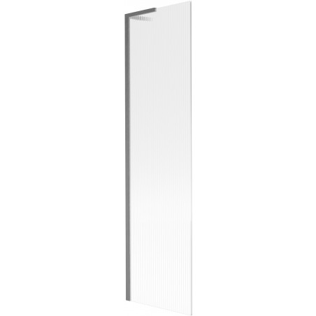 Mexen Next L параван за вана с 1 крило 50 x 150 см, райета, пистолетно сиво четкано - 895-050-000-03-09-66