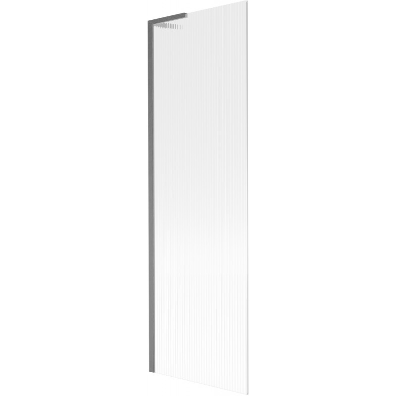 Mexen Next L екран за вана 1-крило 60 x 150 cm, ивици, четка сив пистолет - 895-060-000-03-09-66