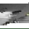 Mexen Next L параван за вана 1-крилен 70 x 150 см, на ивици, пистолетно сиво четкана - 895-070-000-03-09-66