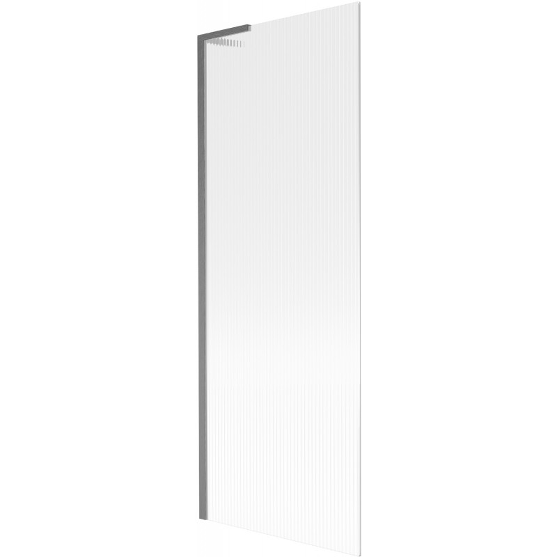 Mexen Next L сгъваем параван за вана 1-крилен 70 x 150 см, ивички, четка gun gray - 895-070-000-03-09-66