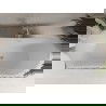 Mexen Celia свободностояща вана 170 x 75 см, бяла/черна, с brushed никел отводнител - 52331707575-97