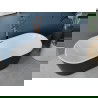 Mexen Luna вана, свободно стояща 150 x 75 см, бяла/черна, отводнител розово злато - 52031507575-60
