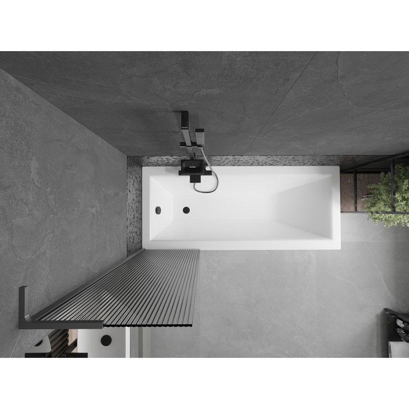 Mexen Next L душ параван еднокрилен 50 x 150 см, райе, gun metal - 895-050-000-03-09-95