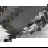 Mexen Next L параван за баня 1-крил 60 x 150 см, райета, gun metal - 895-060-000-03-09-95