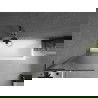 Mexen Next L параван за баня 1-крил 60 x 150 см, райета, gun metal - 895-060-000-03-09-95