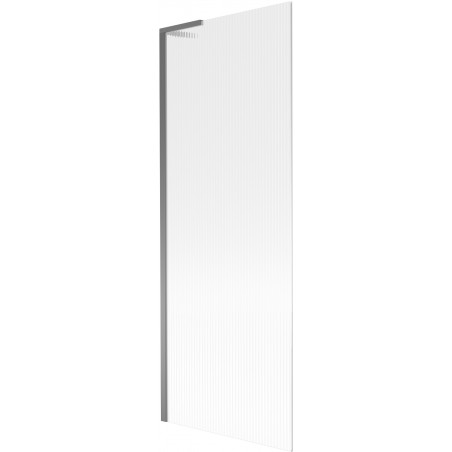 Mexen Next L параван за вана с едно крило 70 x 150 см, шарка на райета, тъмно метално покритие - 895-070-000-03-09-95