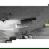 Mexen Next L еднокрил параван за вана 100 x 150 cm, ивици, gun metal - 895-100-000-03-09-95