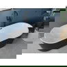 Mexen Luna свободностояща вана 170 x 80 см, бяла/черна, черен преливник - 52031708075-70
