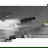 Mexen Next L параван за вана 1-крил 100 x 150 см, пръчици, четкан никел - 895-100-000-03-09-97