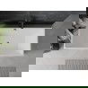 Mexen Nita свободностояща вана 170 x 80 см, бяла/черна, преливна gun gray четкана - 52091708075-66