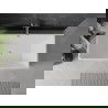 Mexen Nita свободно стояща вана 170 x 80 см, бяла/черна, преливник от четкан никел - 52091708075-97