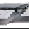 Mexen Lita самостоятелна вана 170 x 75 см, бяла, преливник gun metal - 52121707500-95