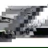 Mexen Lita вана самостоятелна 170 x 75 см, бяла/черна, преливник gun gray четкан - 52121707575-66