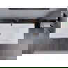 Mexen Lita свободностояща вана 170 x 75 см, бяла/черна, brushed меден отвод - 52121707575-65