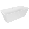 Mexen Tonia самостоятелна вана 170 x 75 см, бяла, с хромиран преливник - 52171707500-01