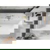 Mexen Tonia свободностояща вана 170 x 75 см, бяла/черна, златен четкан отвод - 52171707575-55