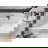 Mexen Tonia свободностояща вана 170 x 75 см, бяла/черна, отводнител gun gray четкан - 52171707575-66