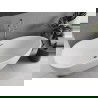 Mexen Eos свободностояща вана 170 x 75 см, бяла, хромирано преплитане - 52471707500-01