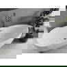 Mexen Eos вана свободностояща 170 x 75 см, бяла, оттичане gun gray четкано - 52471707500-66