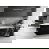 Mexen Eos свободностояща вана 170 x 75 см, бяла/черна, бял преливник - 52471707575-20
