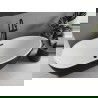 Mexen Eos свободностояща вана 150 x 75 см, бяла/черна, черен преход - 52471507575-70