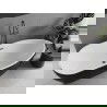 Mexen Eos вана свободностояща 170 x 75 см, бяла/черна, отточен отвор gun metal - 52471707575-95